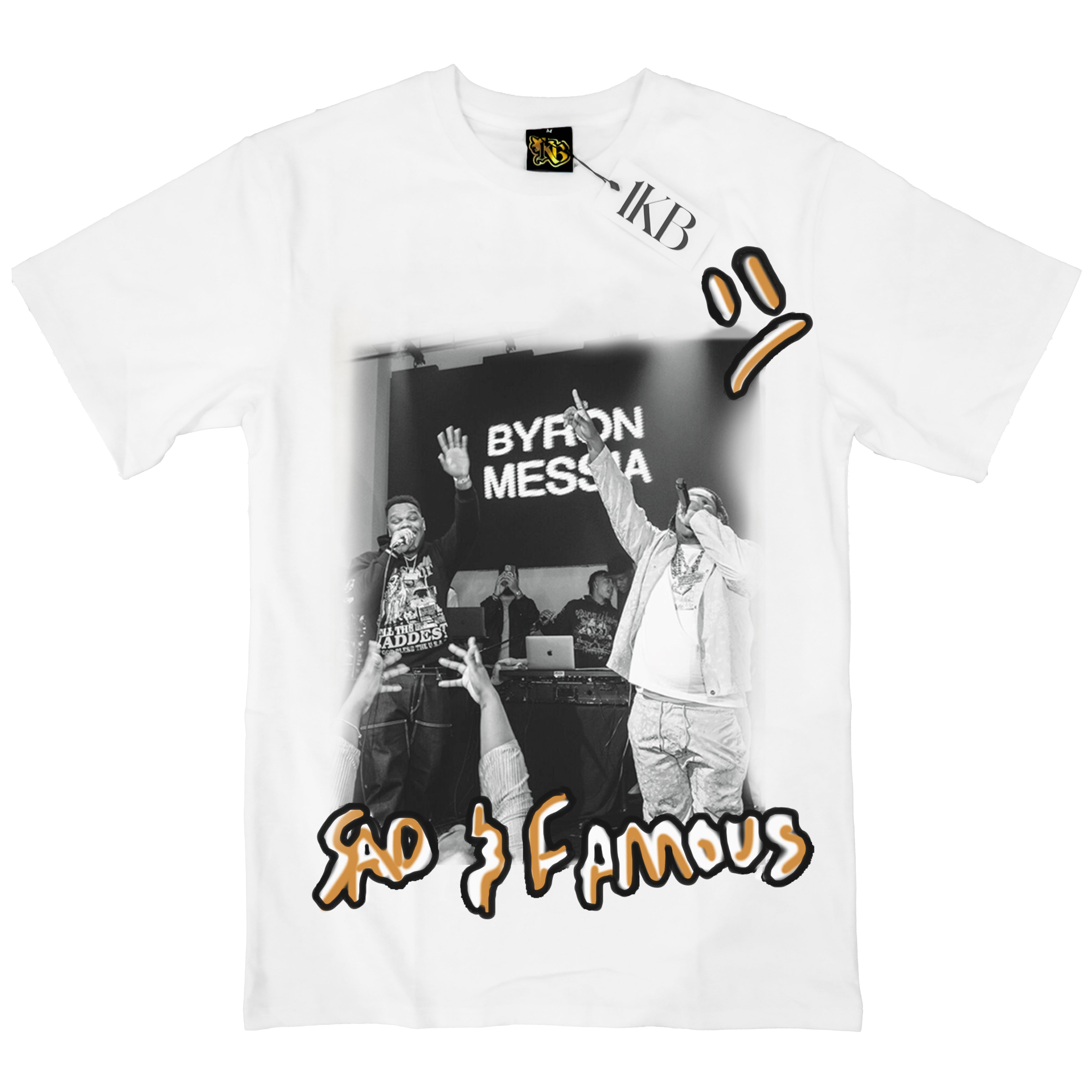 ' Sad & Famous ' Graphic T-Shirt