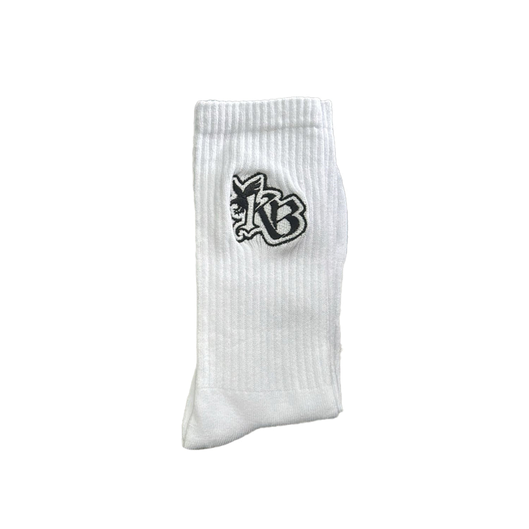 White '1KB' Socks